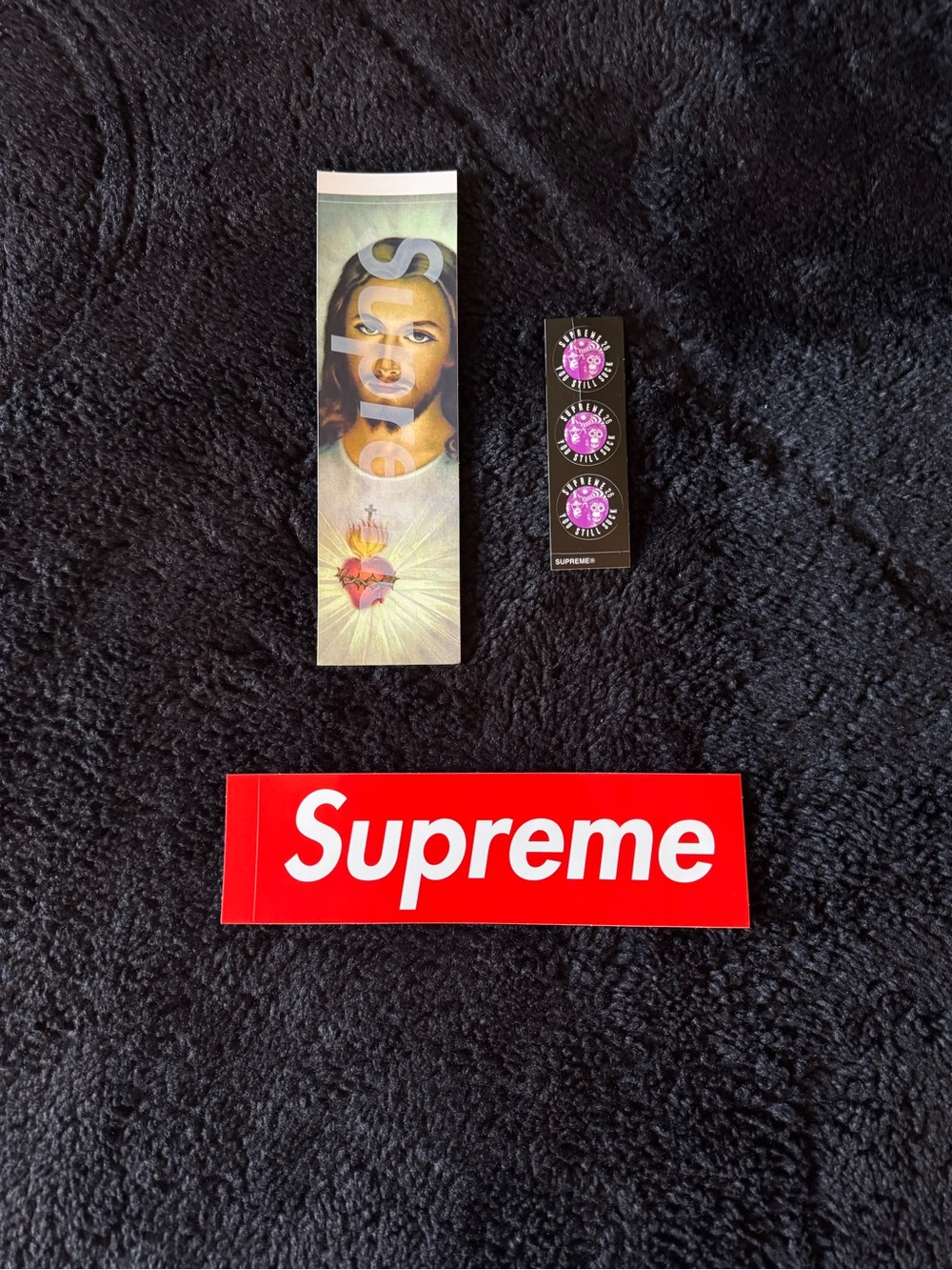 Supreme Sticker Trio